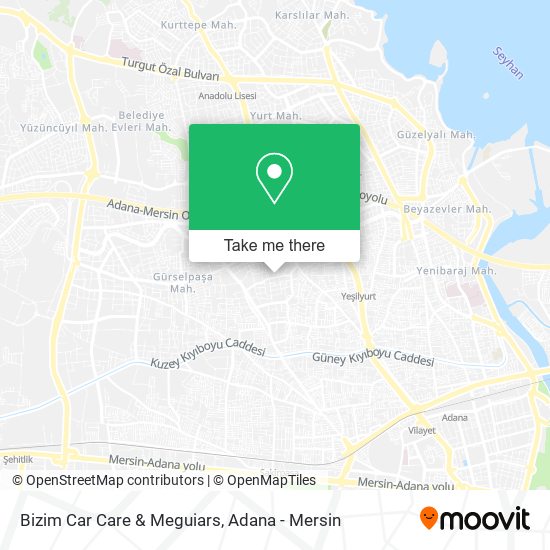 Bizim Car Care & Meguiars map