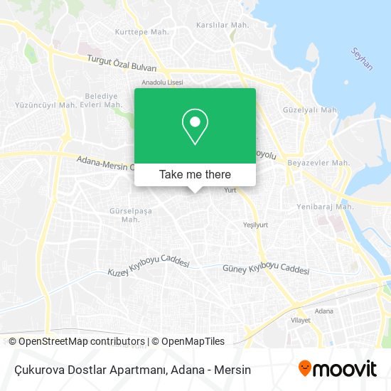 Çukurova Dostlar Apartmanı map