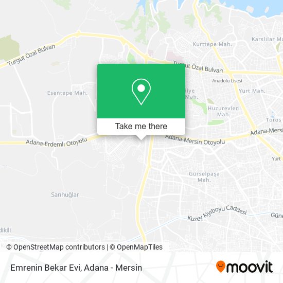 Emrenin Bekar Evi map