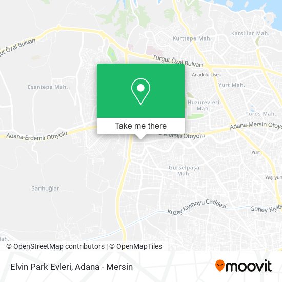 Elvin Park Evleri map