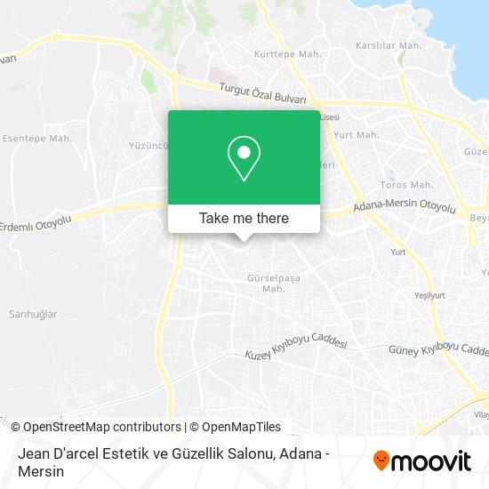 Jean D'arcel Estetik ve Güzellik Salonu map
