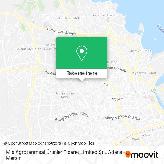 Mis Agrotarımsal Ürünler Ticaret Limited Şti. map