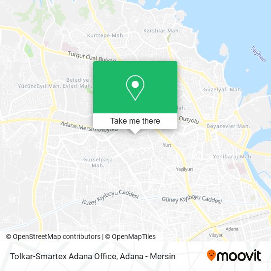 Tolkar-Smartex Adana Office map