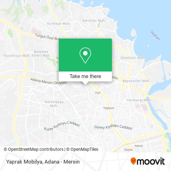 Yaprak Mobilya map