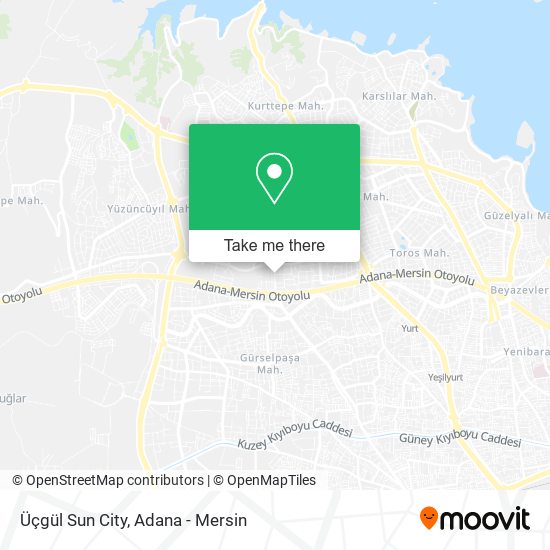 Üçgül Sun City map