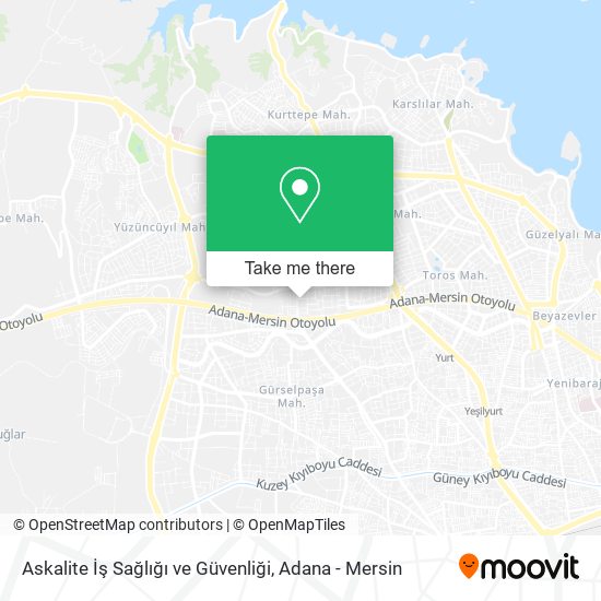 Askalite İş Sağlığı ve Güvenliği map
