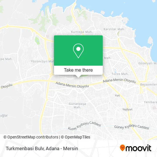 Turkmenbasi Bulv map