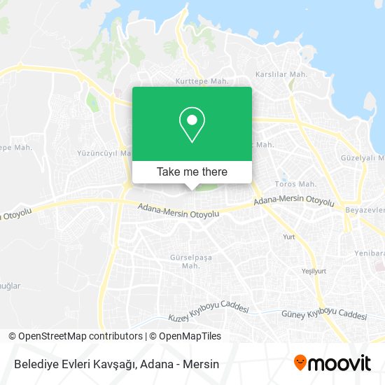 Belediye Evleri Kavşağı map