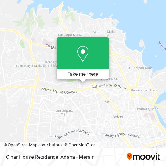 Çınar House Rezidance map