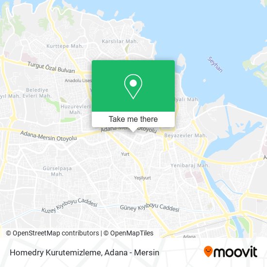 Homedry Kurutemizleme map