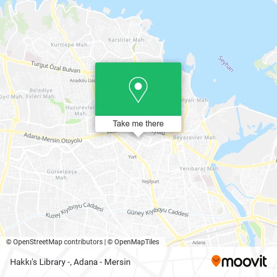 Hakkı's Library - map