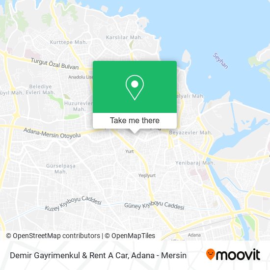 Demir Gayrimenkul & Rent A Car map