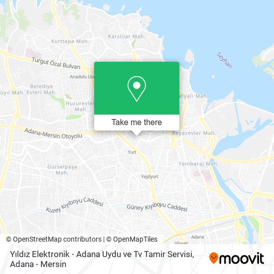 Yıldız Elektronik - Adana Uydu ve Tv Tamir Servisi map
