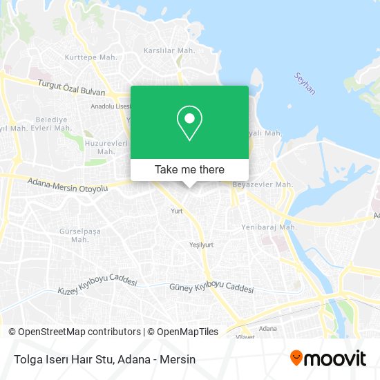 Tolga Iserı Haır Stu map