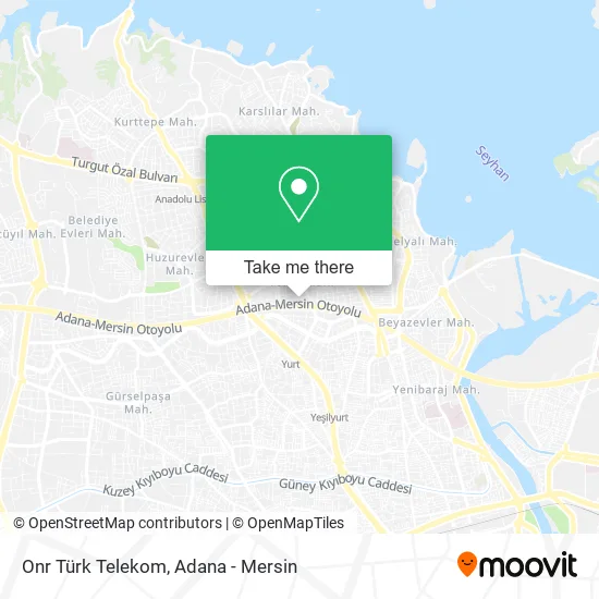 Onr Türk Telekom map