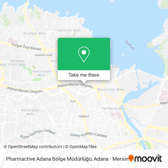 Pharmactive Adana Bölge Müdürlüğü map