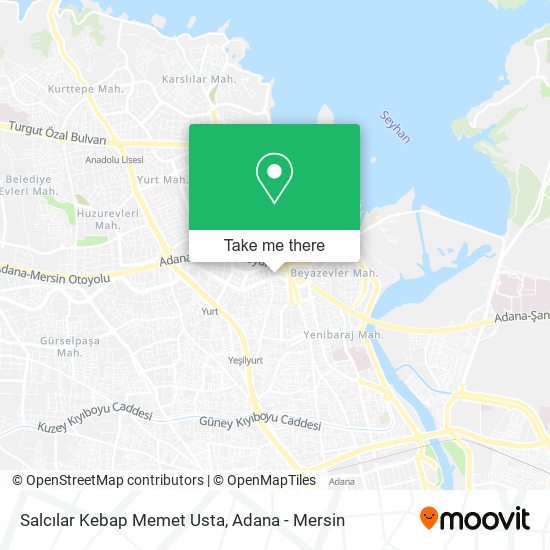 Salcılar Kebap Memet Usta map