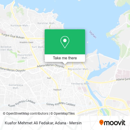 Kuafor Mehmet Ali Fedakar map