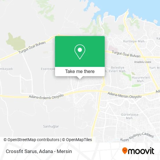Crossfit Sarus map