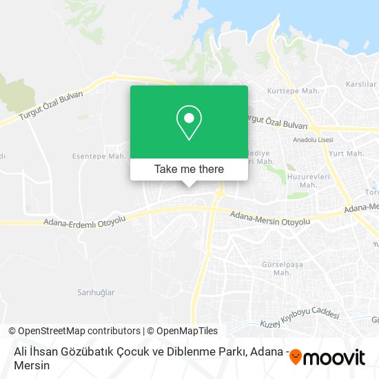 Ali İhsan Gözübatık Çocuk ve Diblenme Parkı map