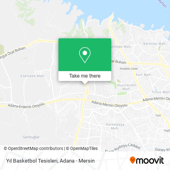 Yıl Basketbol Tesisleri map