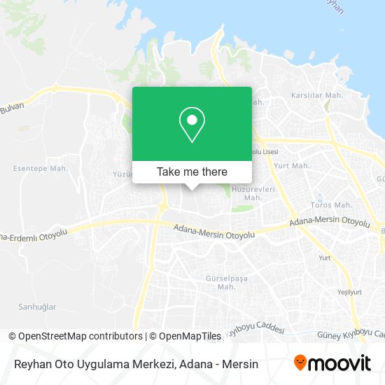 Reyhan Oto Uygulama Merkezi map