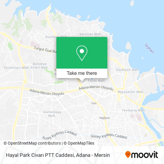 Hayal Park Civarı PTT Caddesi map