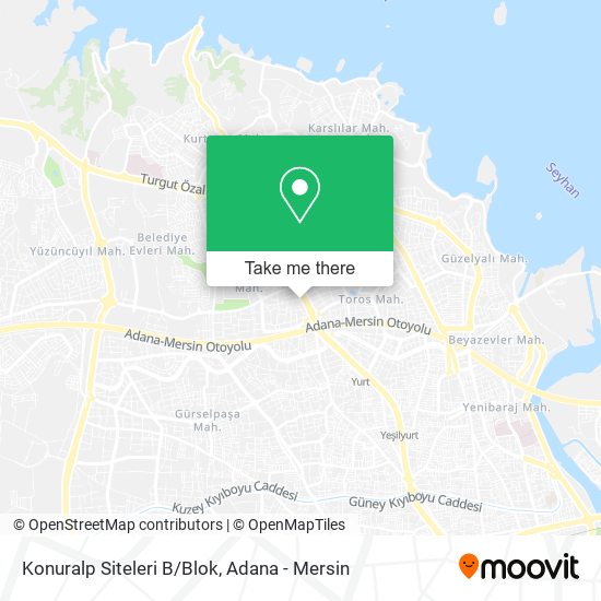 Konuralp Siteleri B/Blok map