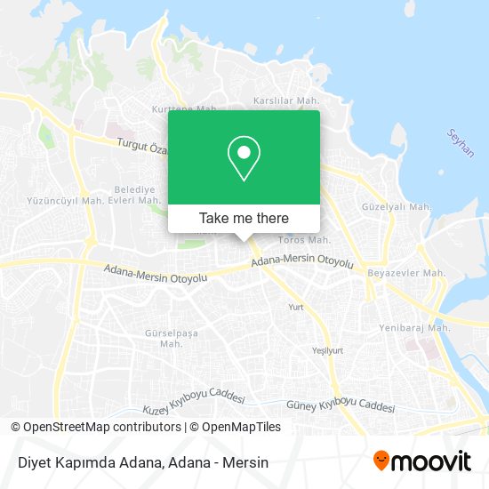 Diyet Kapımda Adana map
