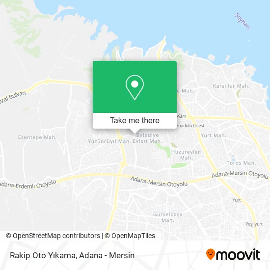 Rakip Oto Yıkama map