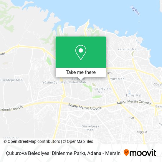 Çukurova Belediyesi Dinlenme Parkı map