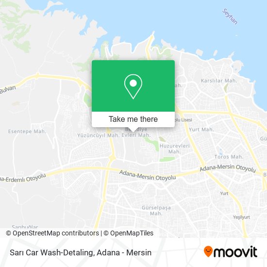 Sarı Car Wash-Detaling map
