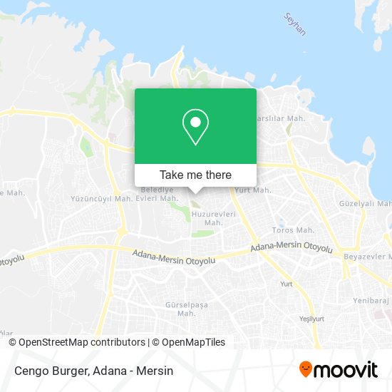 Cengo Burger map