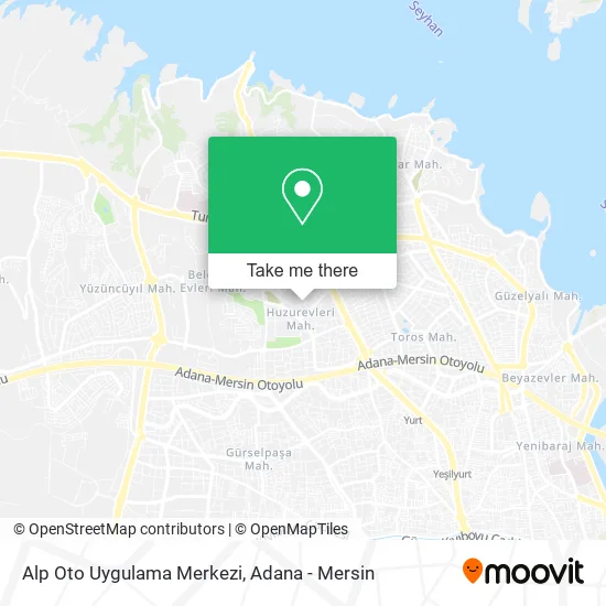 Alp Oto Uygulama Merkezi map
