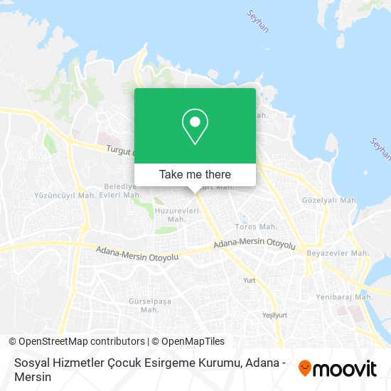 Sosyal Hizmetler Çocuk Esirgeme Kurumu map