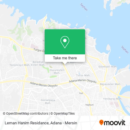 Leman Hanim Residance map