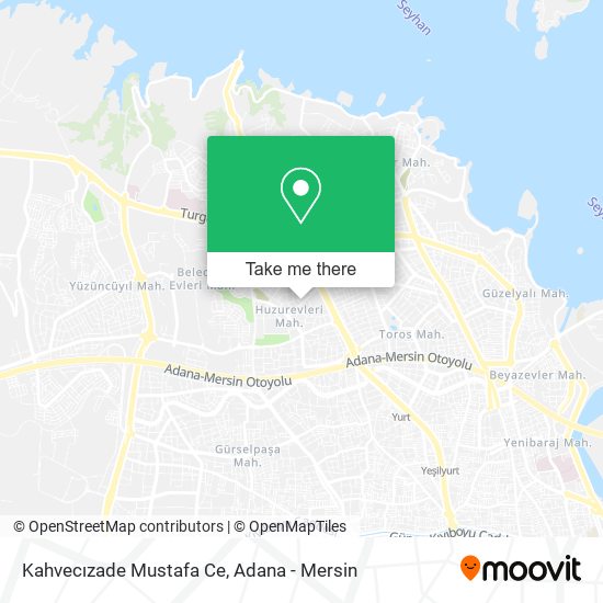 Kahvecızade Mustafa Ce map