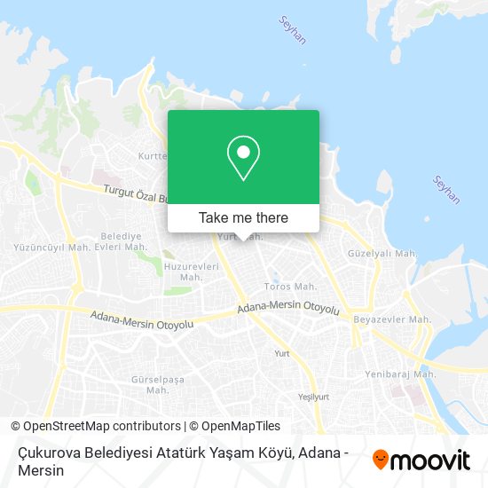 Çukurova Belediyesi Atatürk Yaşam Köyü map