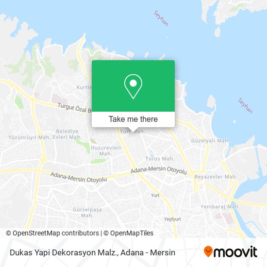 Dukas Yapi Dekorasyon Malz. map