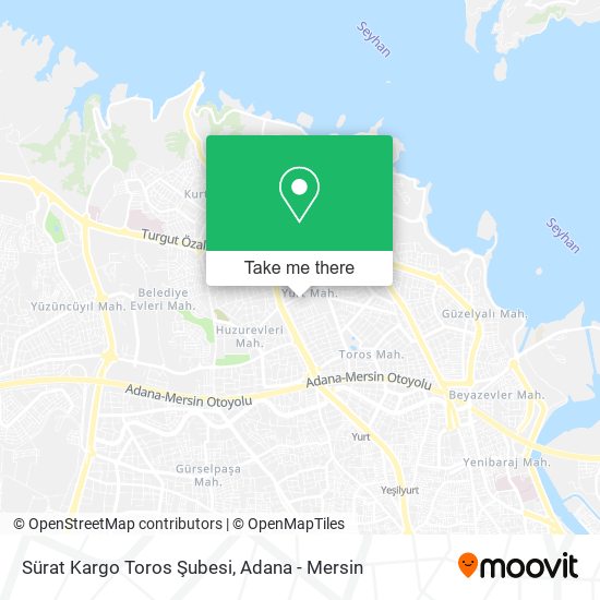 Sürat Kargo Toros Şubesi map