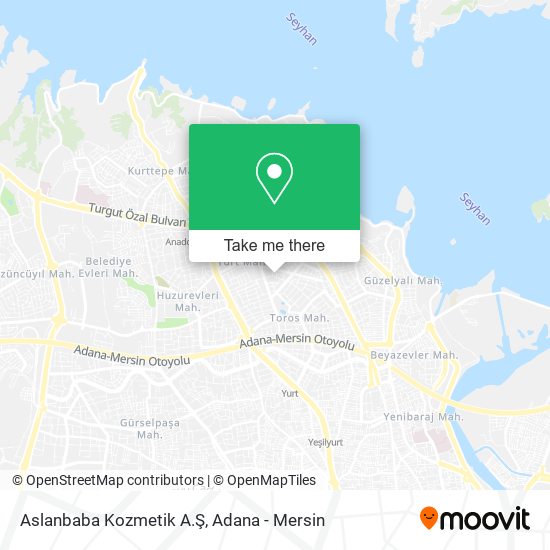 Aslanbaba Kozmetik A.Ş map