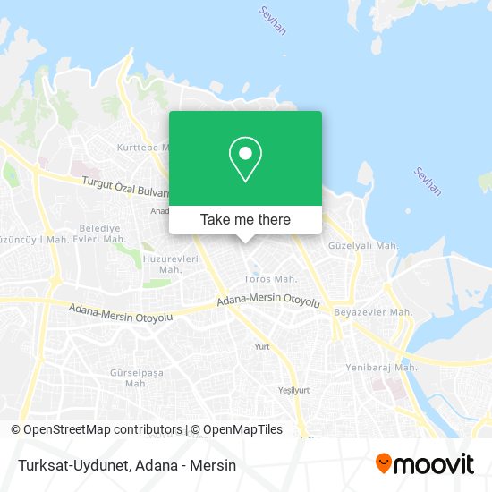 Turksat-Uydunet map