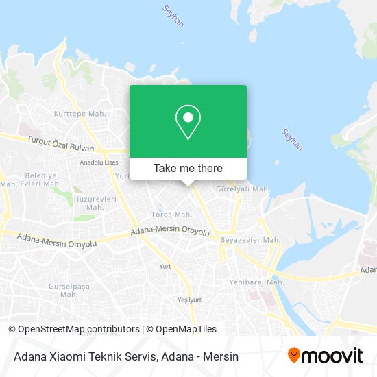 Adana Xiaomi Teknik Servis map