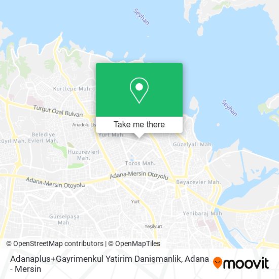 Adanaplus+Gayrimenkul Yatirim Danişmanlik map