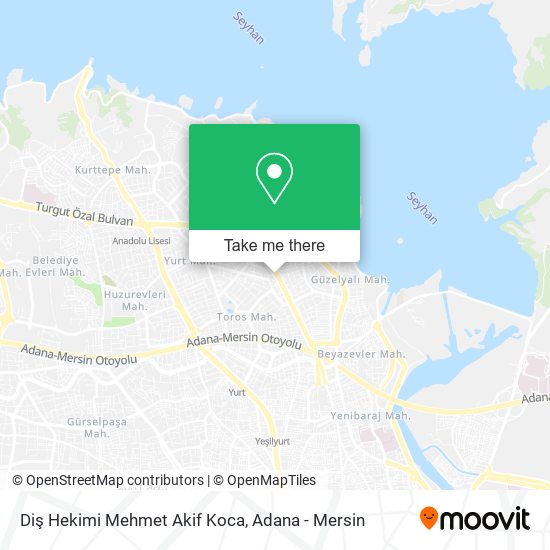 Diş Hekimi Mehmet Akif Koca map