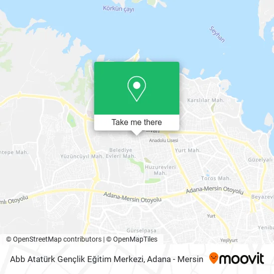 Abb Atatürk Gençlik Eğitim Merkezi map