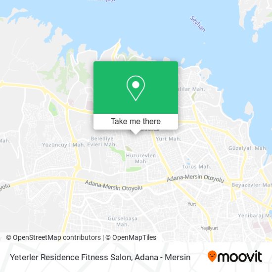 Yeterler Residence Fitness Salon map