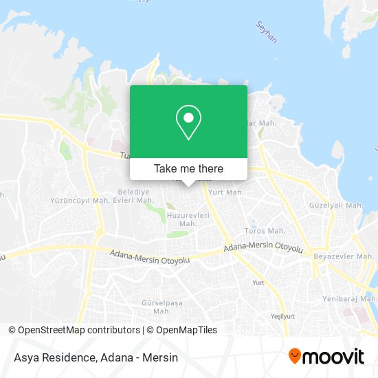 Asya Residence map