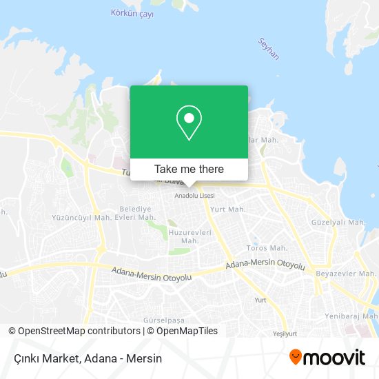 Çınkı Market map
