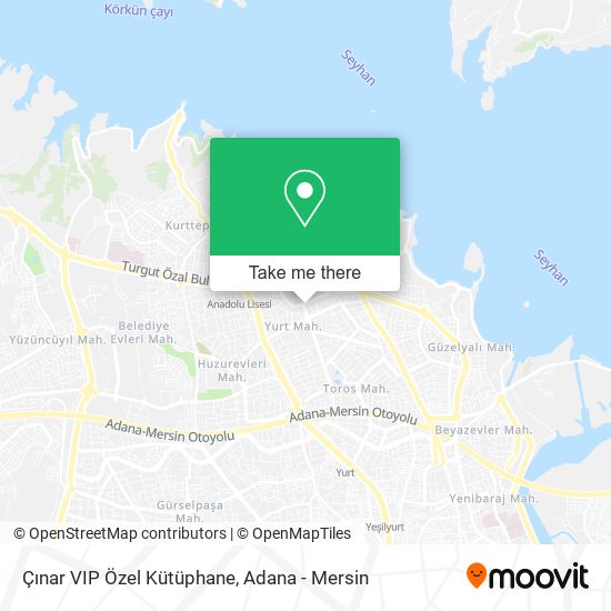 Çınar VIP Özel Kütüphane map